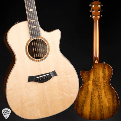Taylor Custom #36 C14ce B5036 Grand Auditorium Bearclaw Sitka Spruce & Tiger Myrtle – NAMM 2025 Acoustic Guitar