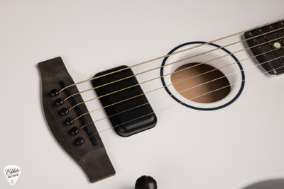 Fender Limited Edition FINNEAS American Acoustasonic Telecaster Electric Guitar in Arctic White Satin