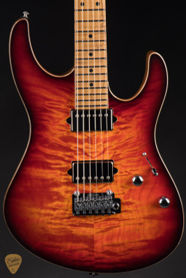Suhr Modern Quilt Roasted Electric Guitar in Inferno Burst