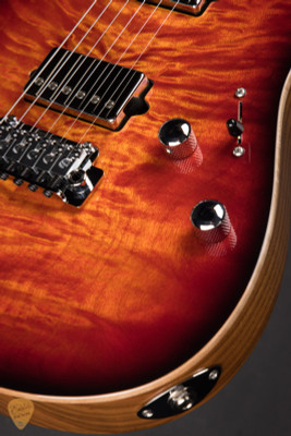 Suhr Modern Quilt Roasted Electric Guitar in Inferno Burst