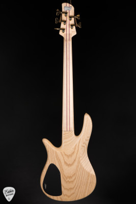 Fodera Monarch Deluxe Yin Yang 5 – Buckeye/Walnut Bass Guitar