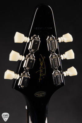 Epiphone Jimi Hendrix Love Drops Flying V Electric Guitar in Ebony 7.6 #24101522802