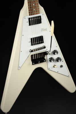 Used - Gibson Custom Shop Made 2 Measure 1967 Flying V Reissue Maestro Polaris White/NAMM Instrument