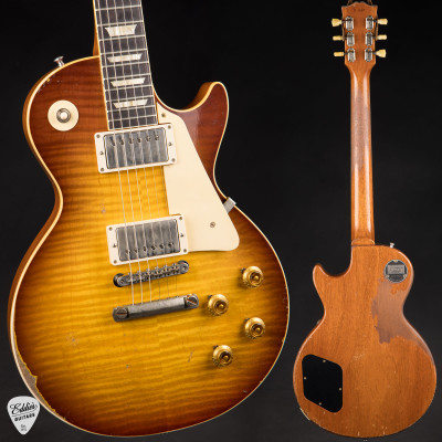 Gibson Custom Shop Made 2 Measure Murphy Lab Les Paul Standard Electric Guitar in Royal Tea Burst
