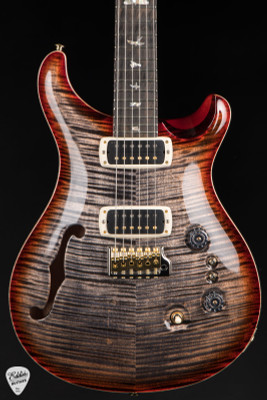 Paul Reed Smith 40th Anniversary Custom 24 08 Semi Hollow Limited Edition Electric guitar in Charcoal Cherry Burst