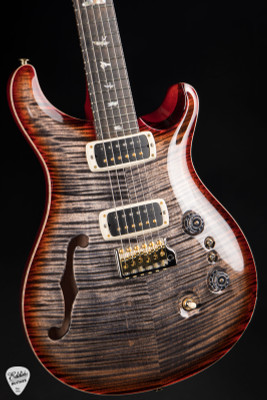 Paul Reed Smith 40th Anniversary Custom 24 08 Semi Hollow Limited Edition Electric guitar in Charcoal Cherry Burst