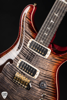 Paul Reed Smith 40th Anniversary Custom 24 08 Semi Hollow Limited Edition Electric guitar in Charcoal Cherry Burst