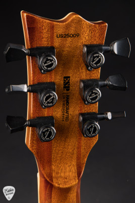 ESP USA Eclipse QM Electric Guitar in Lime Burst