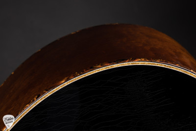 Atkin The Thirty Six - L36 Deluxe Black Top - Baked Sitka Spruce & Pomelle Sapele Acoustic Guitar