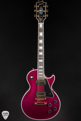 2024 – Gibson Custom Shop PSL Les Paul Custom Gloss Pink Sparkle Electric Guitar