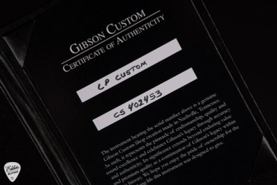 2024 – Gibson Custom Shop PSL Les Paul Custom Gloss Pink Sparkle Electric Guitar