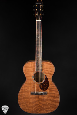 Huss & Dalton OM Custom - Curly Redwood & Figured Myrtlewood Acoustic Guitar