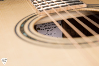 Huss & Dalton Parlor 12-Fret Custom - Carpathian Spruce & Figured Sinker Mahogany Acoustic Guitar