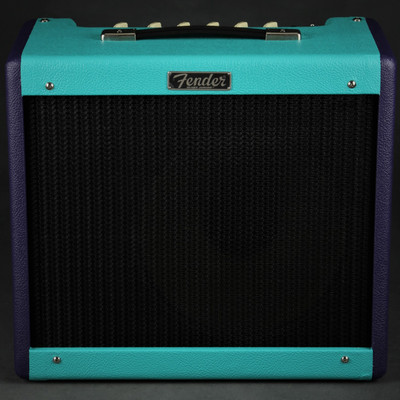 Fender 2020 Limited Edition Blues Junior IV, Eminence Cannabis Rex, Two-Tone Purple/Seafoam