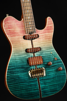 Used - ESP Exhibition Limited 2021 EX21-08 Throbber-CTM - Pink/Turquoise Fade