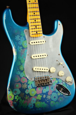 Fender Custom Shop Limited Edition El Diablo Strat Relic - Aged Blue Flower