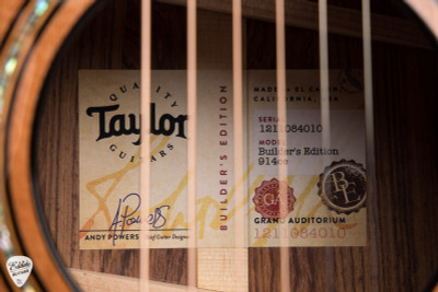 Taylor Builder’s Edition 914ce Acoustic Guitar