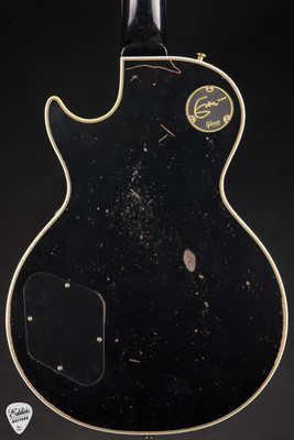Gibson Custom Shop Eric Clapton 1958 Les Paul Custom Electric Guitar in Ebony 9.11 #EC137