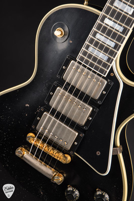 Gibson Custom Shop Eric Clapton 1958 Les Paul Custom Electric Guitar in Ebony 9.11 #EC137