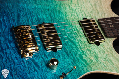 Suhr Standard Rosewood Neck Electric Guitar in Aqua Blue Gradient