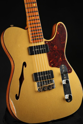 Fender Custom Shop Limited Edition Dual P90 Thinline Tele Relic - HLE Gold Top/2021 Fender Custom Shop Winter Online Event