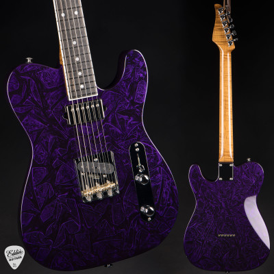 Suhr Eddie's Guitars Exclusive Roasted Classic T - Purple Web