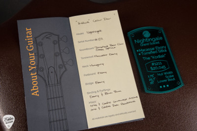 Kevin Ryan “The Kodiak” Nightingale Grand Soloist – Torrefied Sitka Spruce & Macassar Ebony – NAMM 2025 Acoustic Guitar