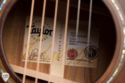 Taylor Builder's Edition K24ce Acoustic Guitar