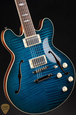 Collings Custom Inlay Electric Guitar in Mermaid Blue