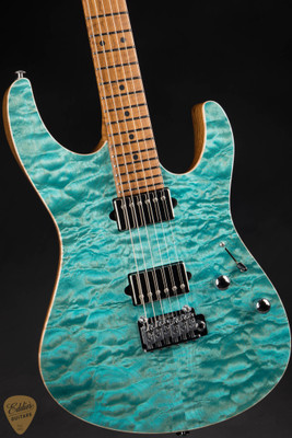 Suhr Modern Roasted Electric Guitar in Bahama Blue