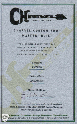 Charvel 2024 Custom Shop Event USA Masterbuilt Bass IV Bass Guitar in Natural