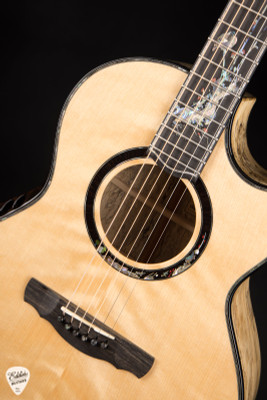 Kevin Ryan "Musashi" Nightingale Grand Soloist - Flamed Swiss Spruce & Spalted Tamarind - NAMM 2025 Acoustic Guitar