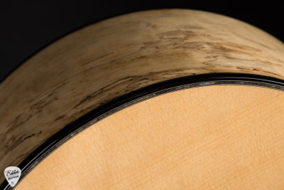Kevin Ryan "Musashi" Nightingale Grand Soloist - Flamed Swiss Spruce & Spalted Tamarind - NAMM 2025 Acoustic Guitar