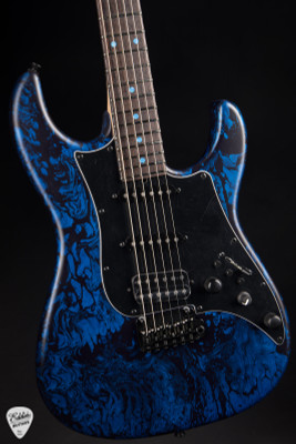 James Tyler Studio Elite HD Royal Blue Tint over Black Shmear Electric Guitar