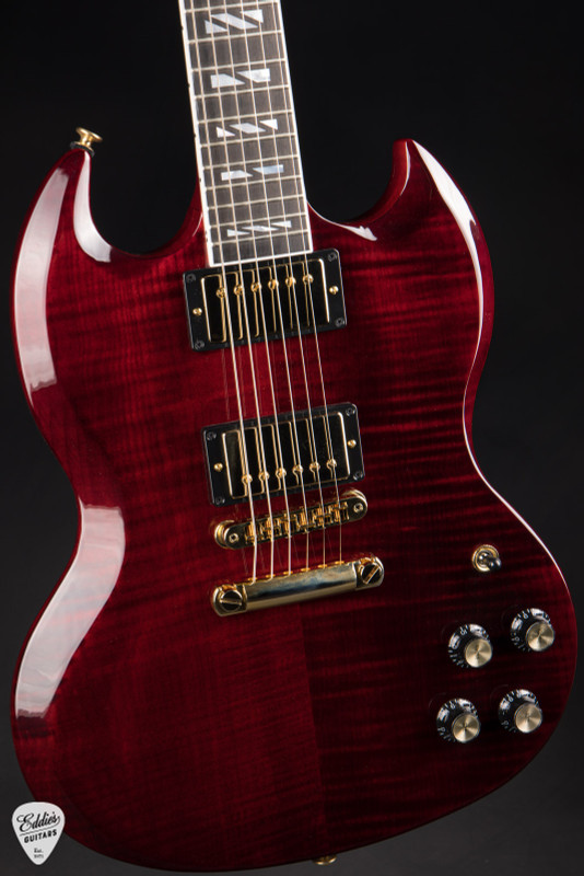 Gibson SG Supreme Electric Guitar in Wine Red 7.7 #235540219