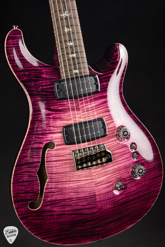 Paul Reed Smith Private Stock #11606 Custom 24/08 Semi-Hollow Curly Maple Electric Guitar in Midnight Orchid Glow