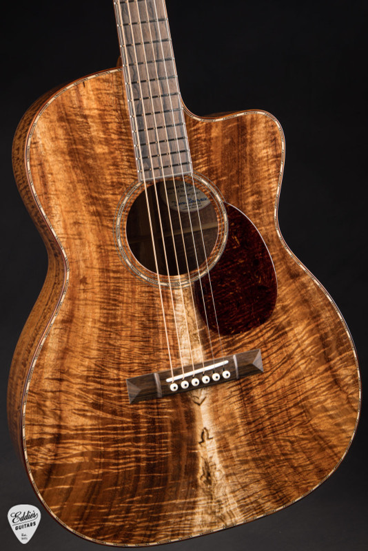 Bourgeois OMS-12C Hawaiian DB Signature Deluxe - Koa Acoustic Guitar