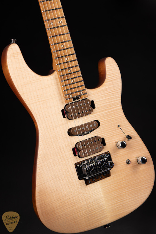 Charvel Guthrie Govan Signature HSH Flame Maple, Caramelized Flame Maple Fingerboard Electric Guitar in Natural