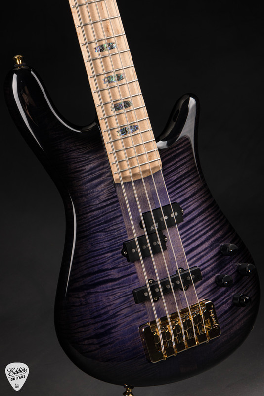 Spector NS-5 Neck Thru Bass Guitar in Nightshade