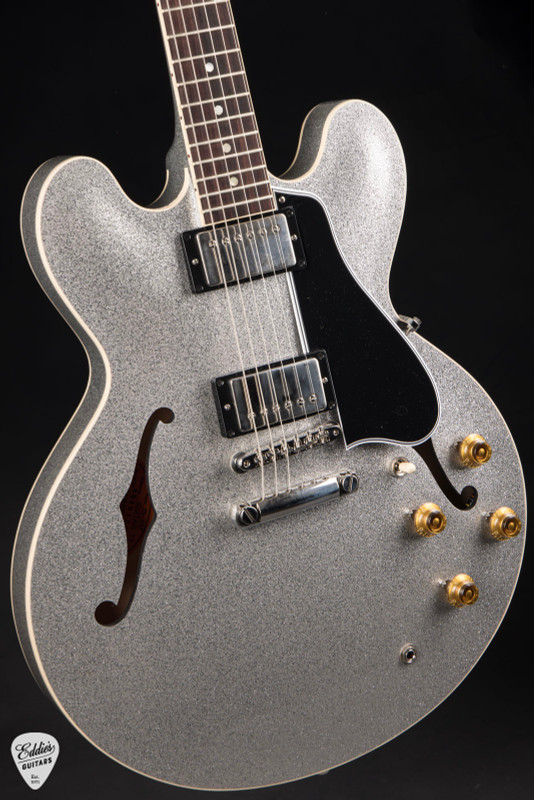Gibson Custom Shop Made 2 Measure 1959 ES-335 Reissue Gloss Silver Sparkle electric guitar