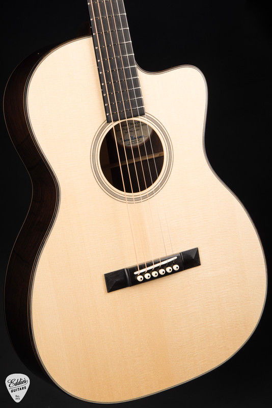 Bourgeois OMS-12C Soloist - Italian Spruce & Brazilian Rosewood Acoustic Guitar