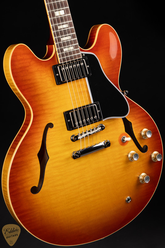 Gibson Custom Shop PSL ’64 ES-335 Figured Reissue Gloss Electric Guitar in Antiquity Burst 7.14 #140690
