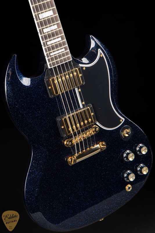 Gibson Custom Shop Made 2 Measure SG Custom Gloss Brunswick Blue electric guitar