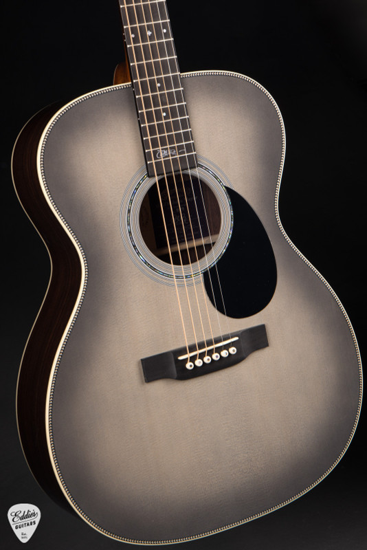 Martin OMJM John Mayer 20th Anniversary #879 Platinum Gray Burst acoustic guitar