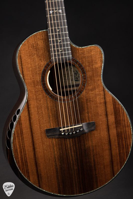 2022 – Kevin Ryan Paradiso Grand Concert – Sinker Redwood & Indian Rosewood Acoustic Guitar