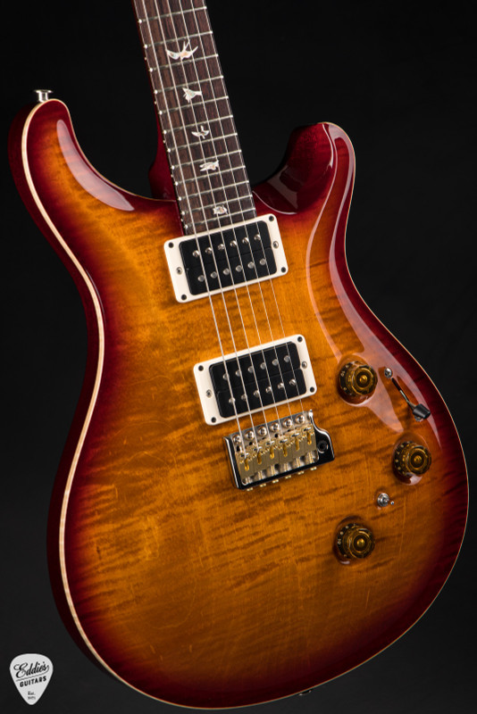 Paul Reed Smith Custom 24 Piezo Electric Guitar in Dark Cherry Sunburst