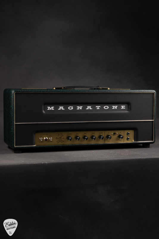 Magnatone Limited Edition 100 Watt Slash Signature Guitar Amplifier Head Green Anaconda #100 of 100