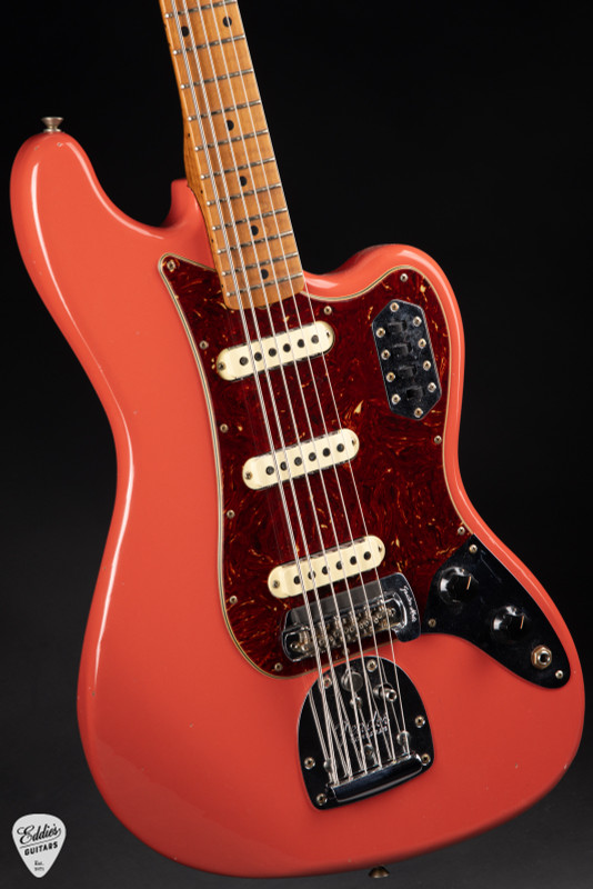 Fender Custom Shop Journeyman Relic® Bass VI tahitian coral electric guitars