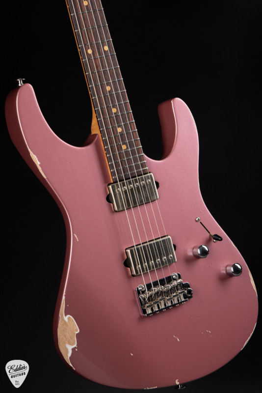 Suhr Eddie’s Guitars Exclusive Modern Antique Roasted Electric Guitar in Burgundy Mist