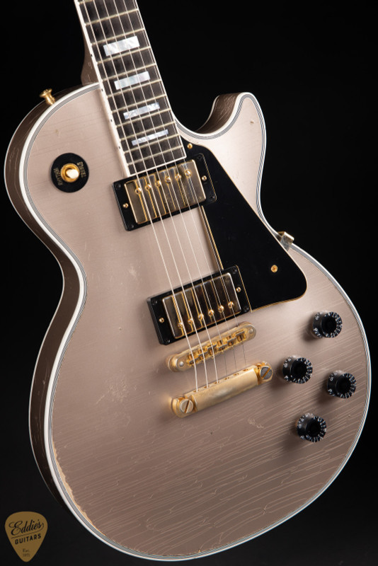 Gibson Custom Shop PSL Murphy Lab Les Paul Custom Heavy Aged Gold Mist Poly electric guitars